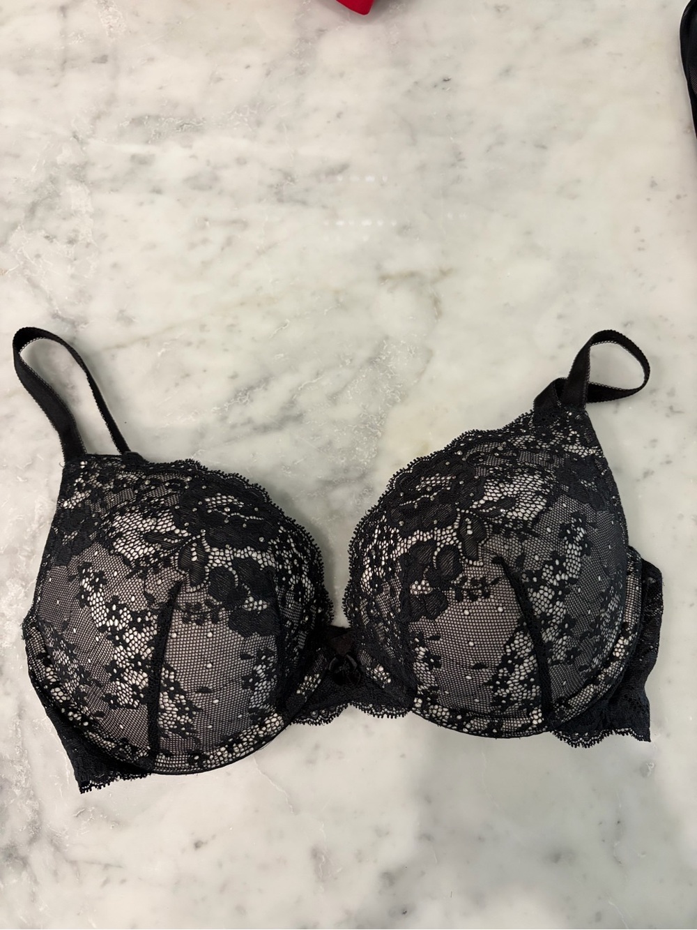 Victoria's Secret Black Lace Underwire Bra